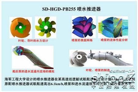 海军工程大学喷水推进器成功试航