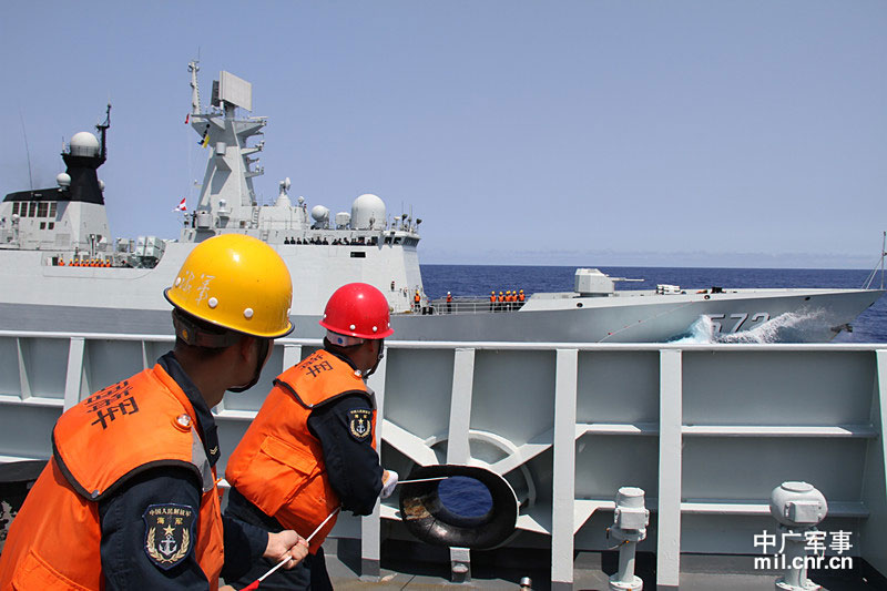 中国三大舰队均已现身钓鱼岛附近海域（图）