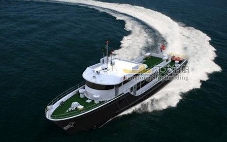 江龙船舶获33.8米高性能钓鱼艇订单
