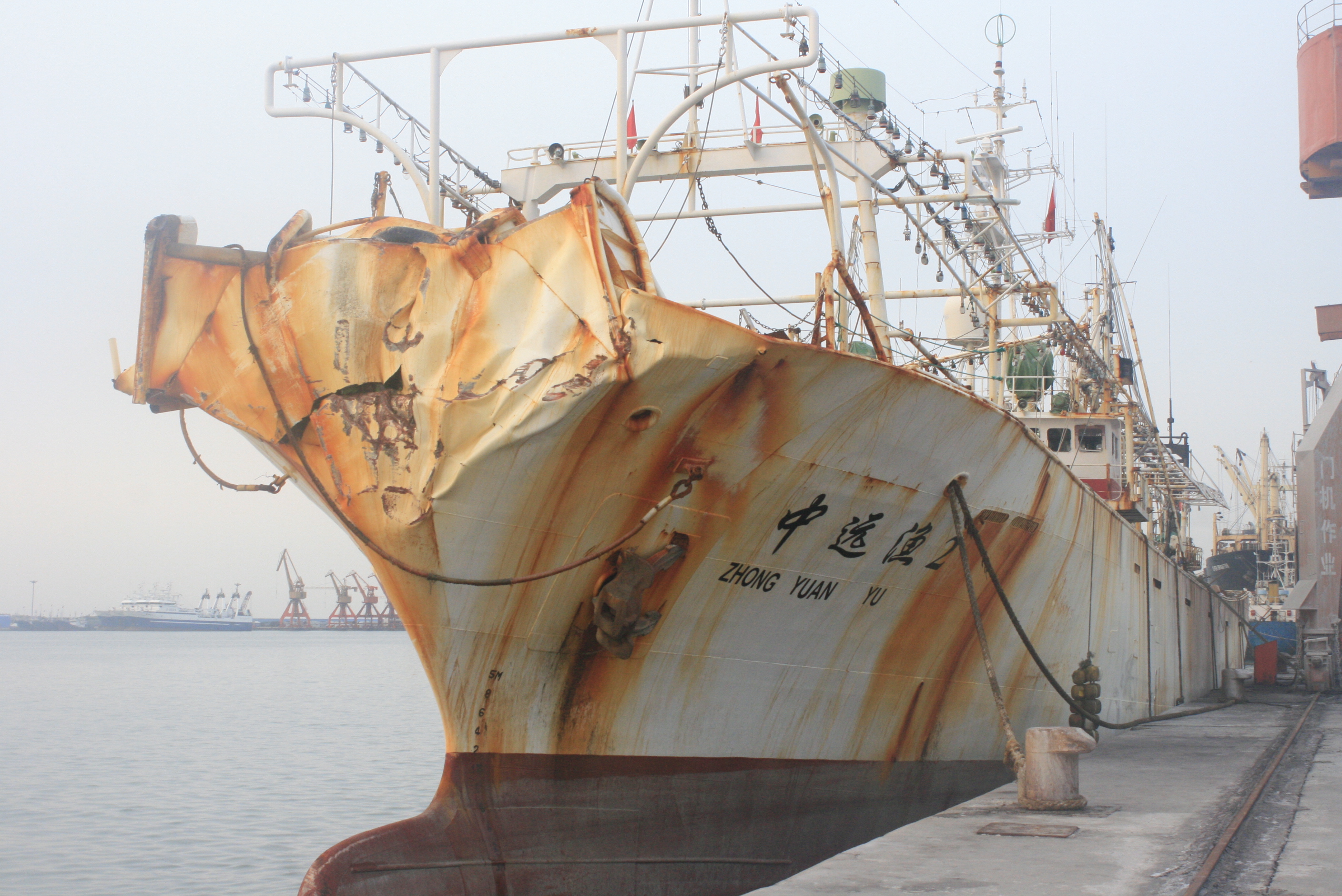 商渔船威海海域碰撞 43名船员平安