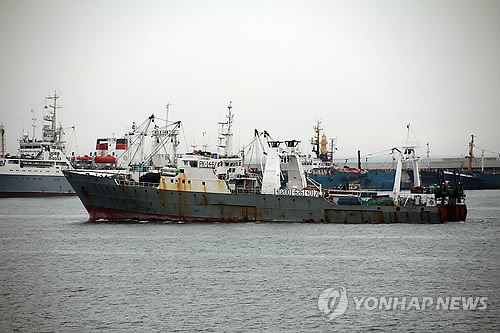 韩国沉没渔船搜救工作下月或因海水结冰叫停