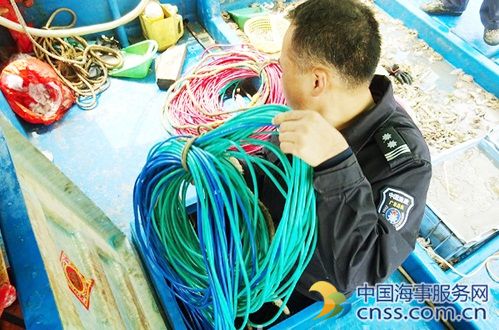汕尾渔政部门检查渔业安全扣押4艘涉嫌电鱼船舶