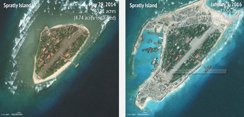 美国国务院罕见点名越南 要求其停止南海岛礁建设