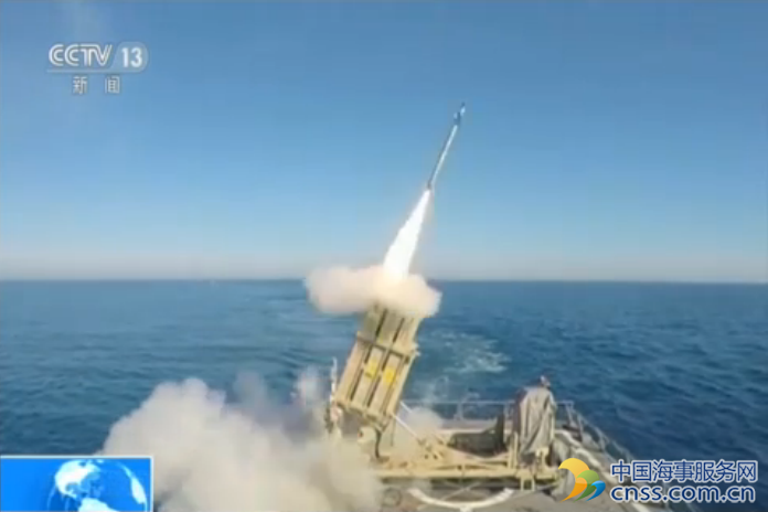 以色列成功测试海上“铁穹”拦截系统【视频】