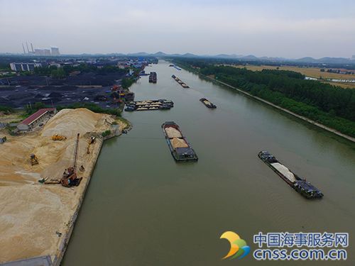 “连云港—徐州”海河联运直达通道打通