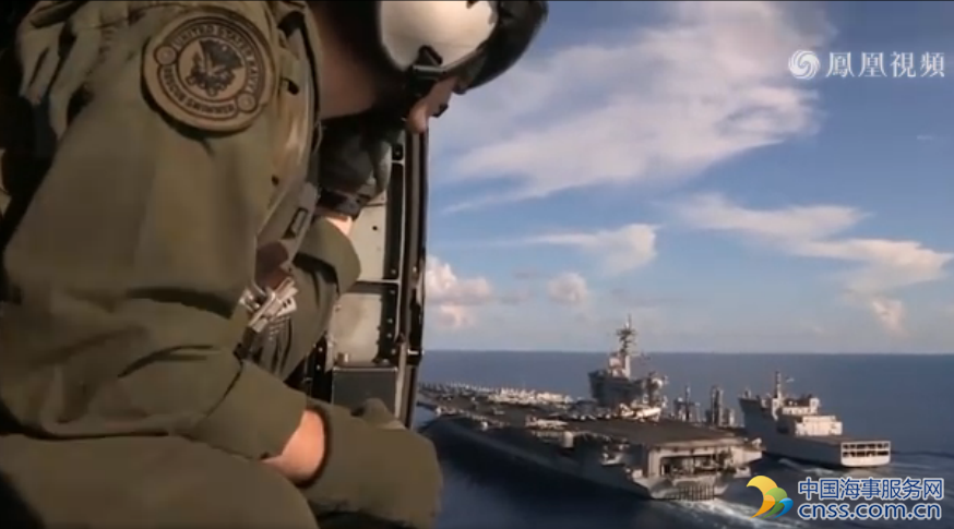 美军在南海与地中海向中俄秀肌肉【视频】