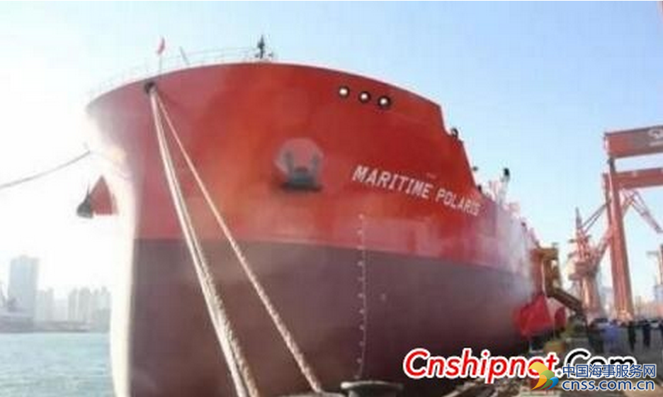 大船集团55000吨成品油船“海上北极星”号签字交付