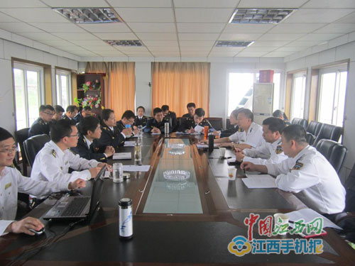 九江海事局领导带队到基层开展纪律巡讲