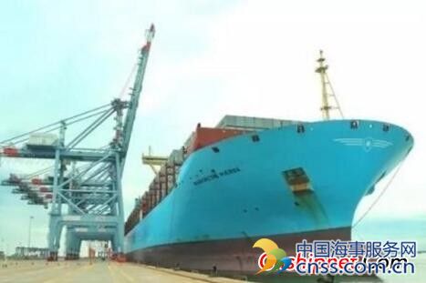 以色列海法港迎来最大集装箱船“Maersk Elba”