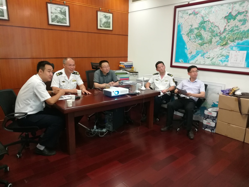 大亚湾海事局走访深圳市法制办公室