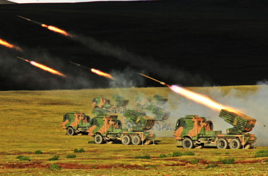 “3,2,1，点火！”，西藏军区某部开展实弹射击演练