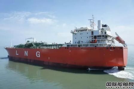 新乐造船首制3万方LNG船完成常规动力试航