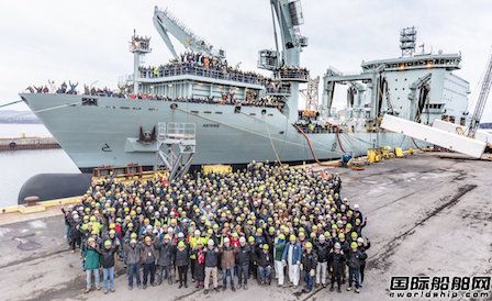 加拿大海军接收一艘最环保军船