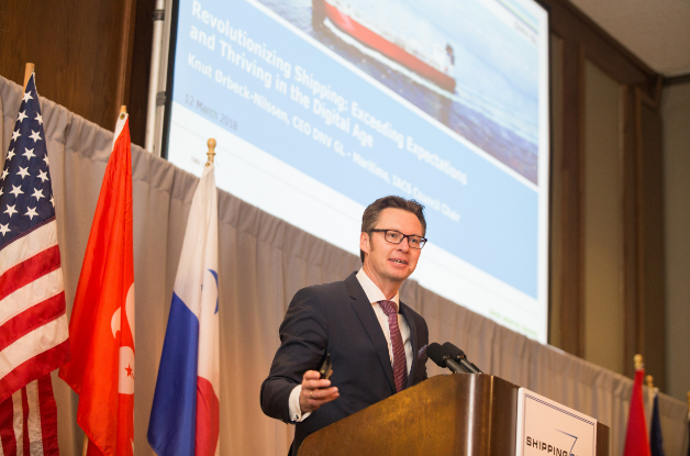 国际船级社协会主席科努特在CMA Shipping 2018阐述IACS转型举措