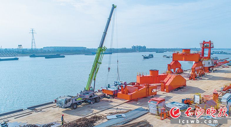 长沙铜官港开港运营在即 成湖南重要水运物流枢纽