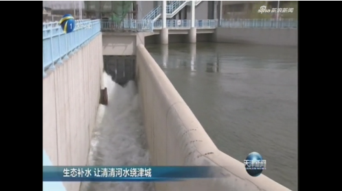 生态补水 让清清河水绕津城