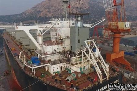 鑫弘重工新年首个船舶脱硫改装项目进展顺利