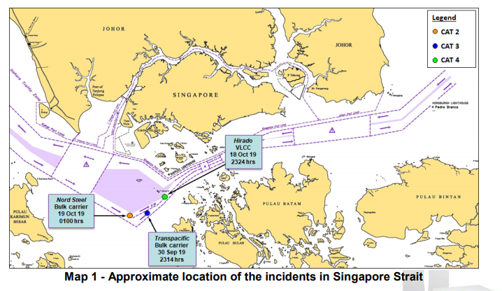ReCAAP ISC warning: Unauthorized boardings on ships in Singapore Strait