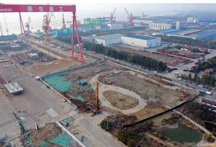 惠生海工南通基地船坞扩建开工