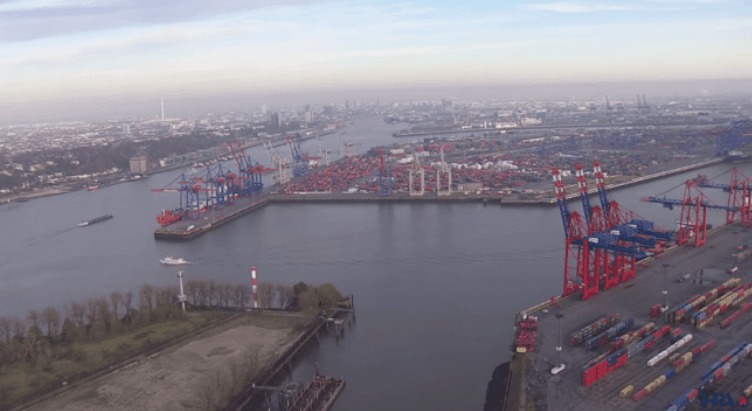 提醒：汉堡港因工人罢工暂停大型船舶进出港