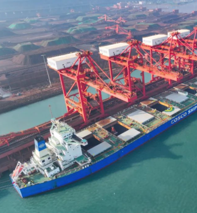 连云港港进入40万吨级“大船”时代
