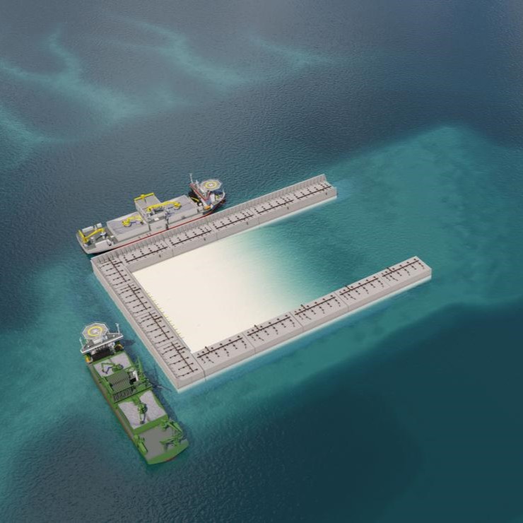 全球首个海上能源岛建设取得阶段性进展