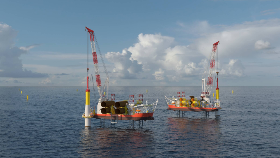 Official Announcement! Cadeler Formally Signs Contract for Two T-Class Wind Turbine Foundation Installation Vessels