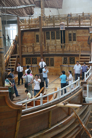 中国航海博物馆举行第二场试运行（图）