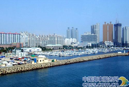 发展中的韩国釜山港