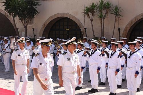 中国海军护航队首次访问意大利港口（组图）