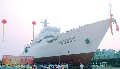 中国未来5年将建30艘海洋执法船（图）
