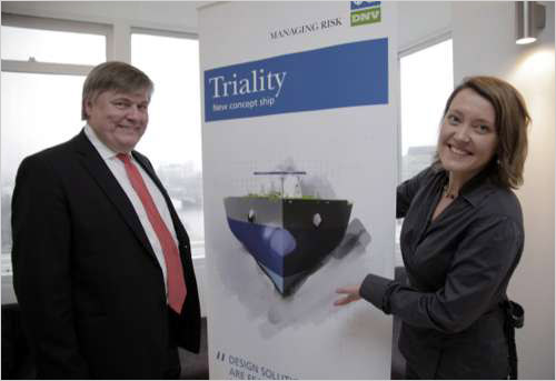 DNV发布新型概念环保油轮Triality（图）