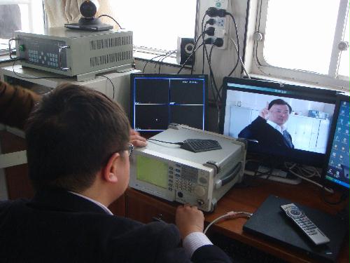 江苏海事局卫星视频传输系统巡检结束