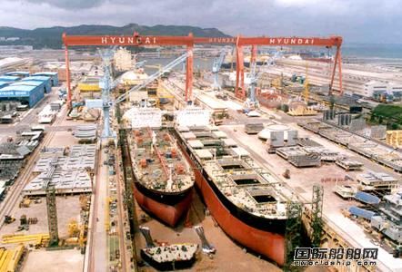 韩国三大船厂首季接单128亿美元（图）