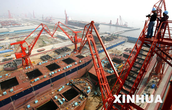 中国船舶2011年计划完工52艘船舶（图）