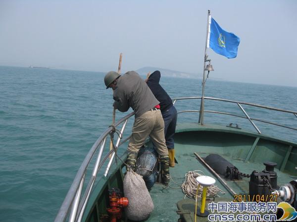 湄洲湾两岸海事部门联合开展清障行动