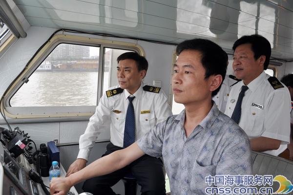 芜湖海事局领导督查水上安全监管工作