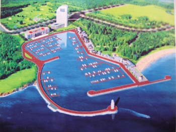 大连星海湾码头标准游艇泊位将达138个(组图)