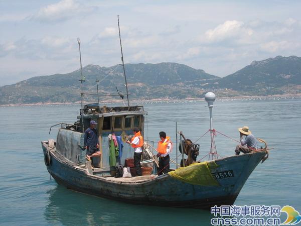 台湾海峡VTS工程福州部分完成实船测试
