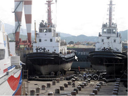 国安船业公司抢修“和平之星”为厦金护航