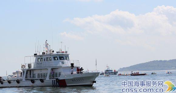 厦金两地海事海巡完成海峡横渡活动水上保障任务