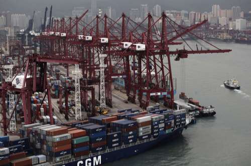 香港10月份货柜吞吐量为207万箱 同比增8.1%