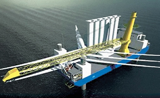 大宇造船推出新型海上风电安装船（图）