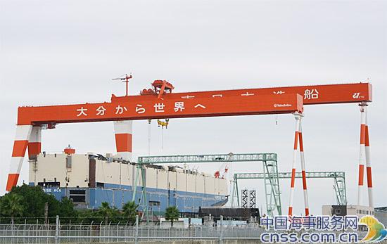 日本船厂4月业绩触底 仅10艘的订造量（图）
