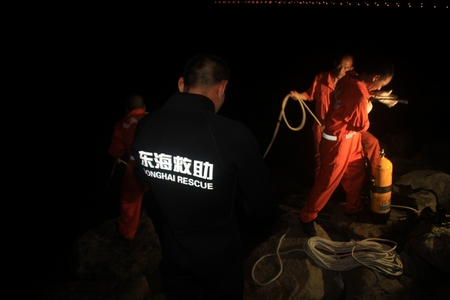 东海救助局连云港基地成功搜寻打捞一溺水男孩