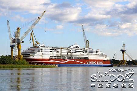 STX芬兰一艘双燃料旅游渡船下水