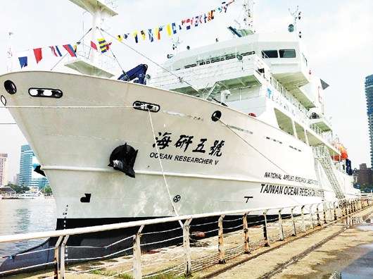 台湾自行研制2700吨级海洋研究船 将担任调查任务