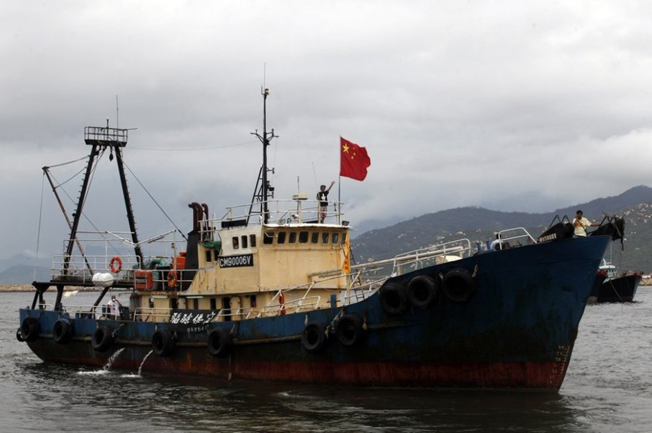 高清：遭日本扣留保钓船“启丰二号”返回香港