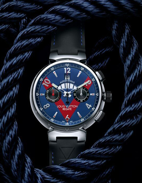 路易威登推出蓝色航海自动腕表(图)