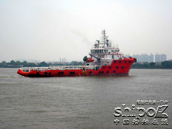 广州航通船业一艘60.5米多用途工作船交付使用